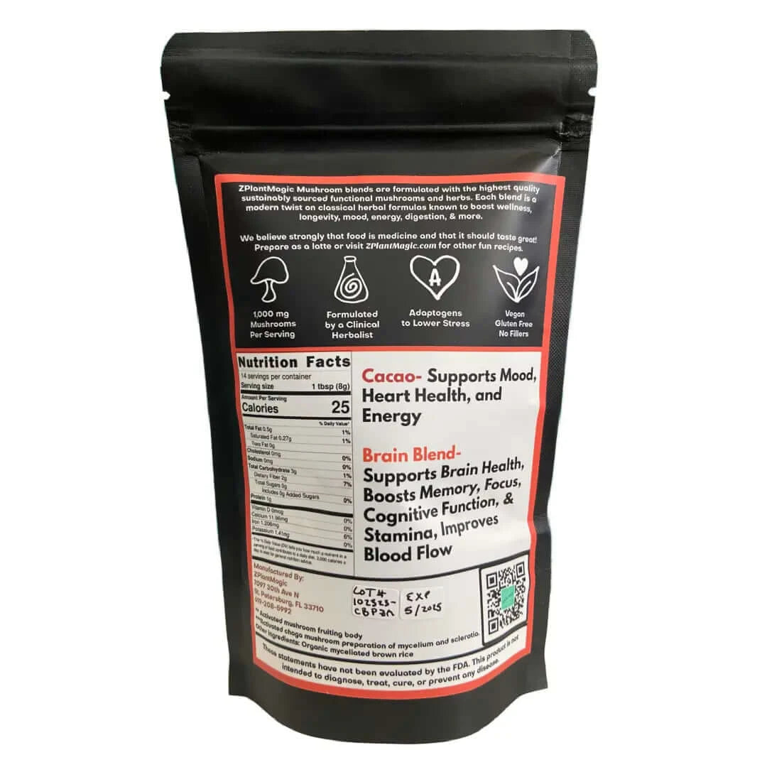 Cacao Brain Power- Cordyceps Mushroom Coffee Alternative- Free Shipping - Image #2