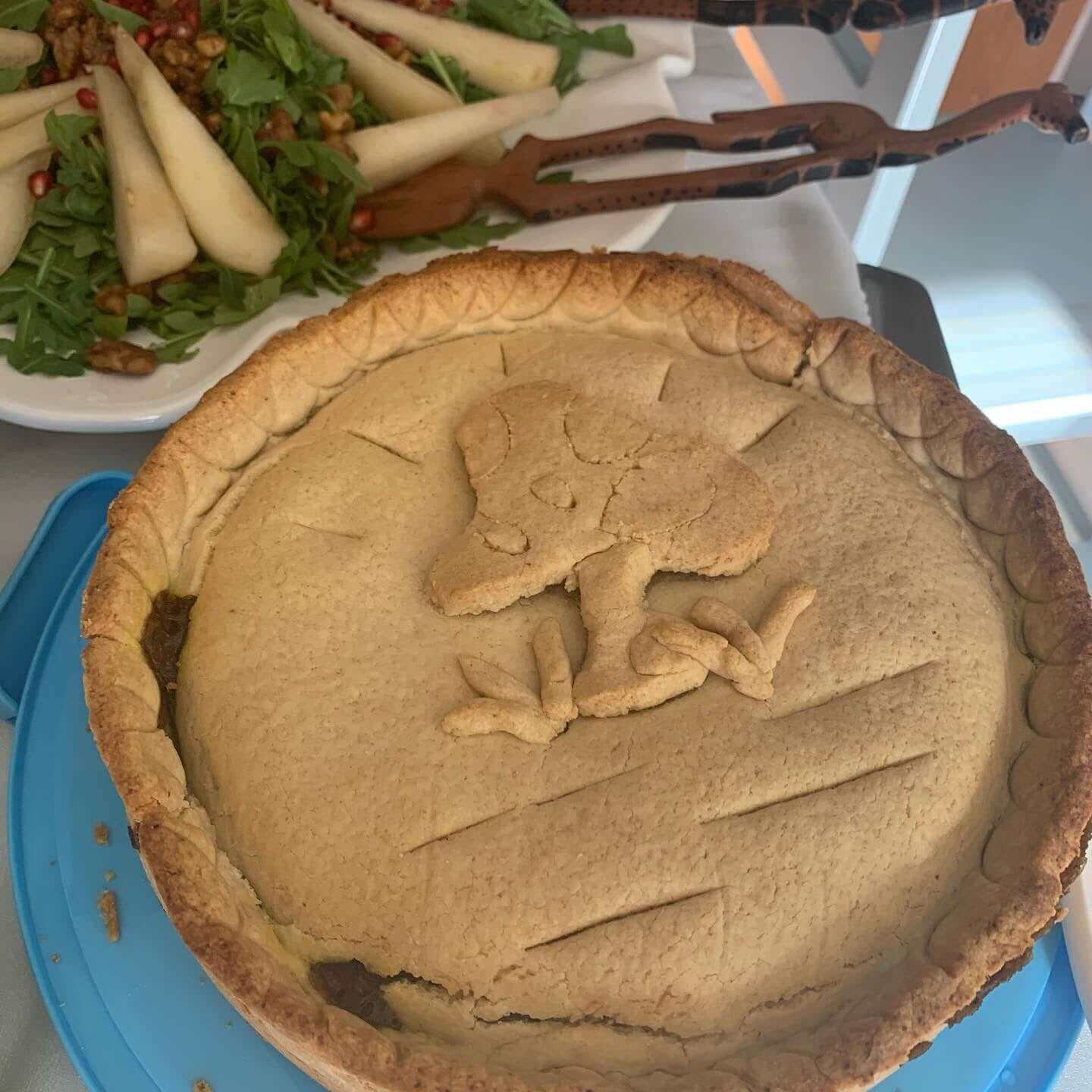 Gluten Free Mushroom Pie recipe with Lion's Mane Mushroom and Curry Spices