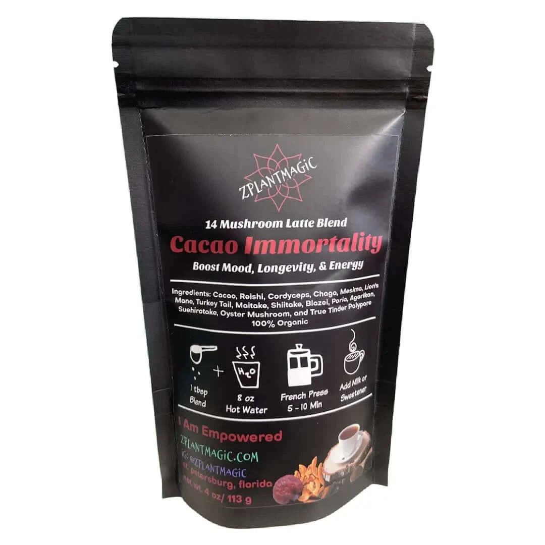 Cacao Immortality - 14 Mushroom & Cacao Coffee Alternative - Free Shipping - Image #5