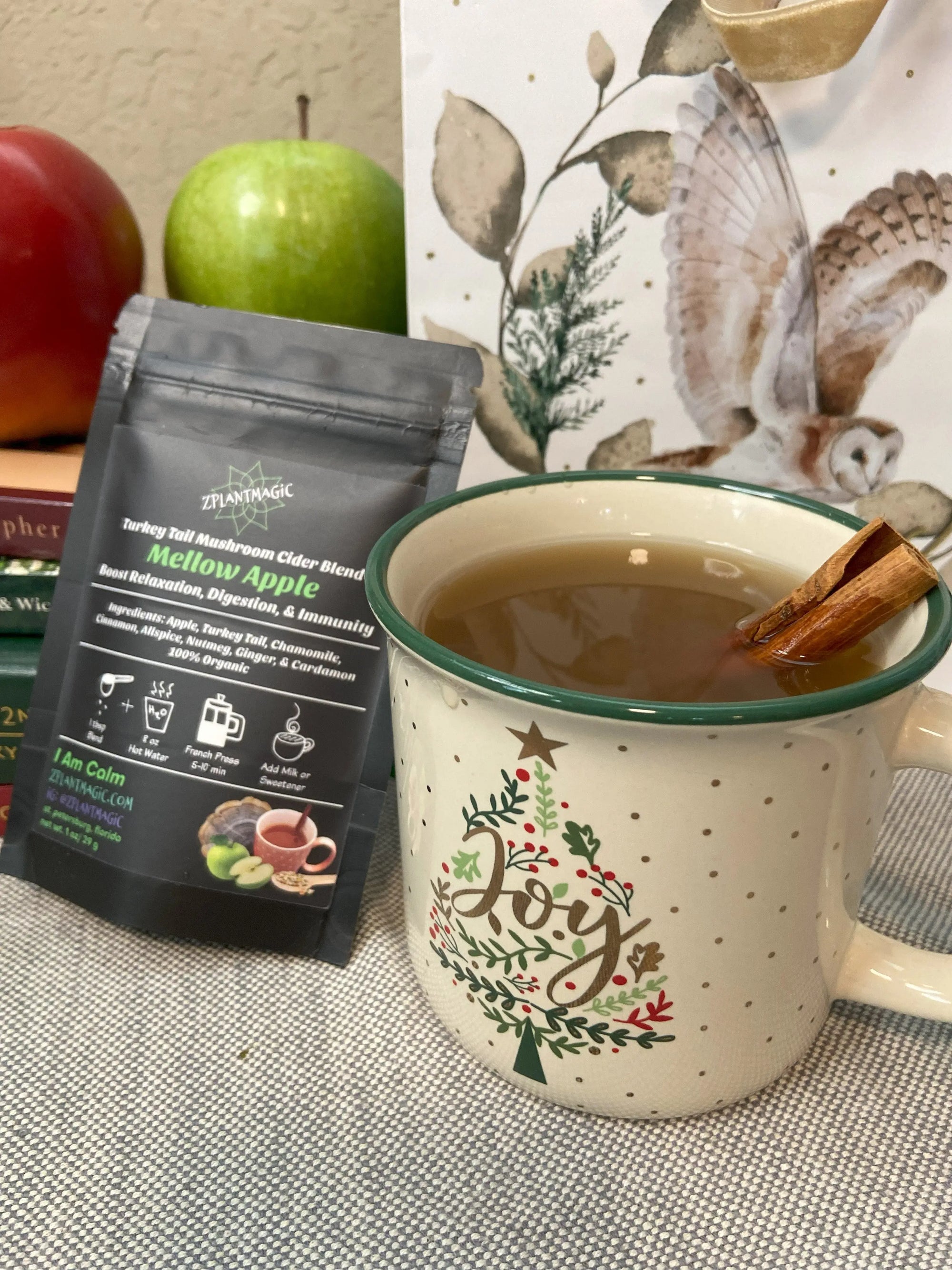 Mellow Apple - A Turkey Tail Mushroom Apple Cider Blend - Zero Caffeine - Free Shipping - Image #4