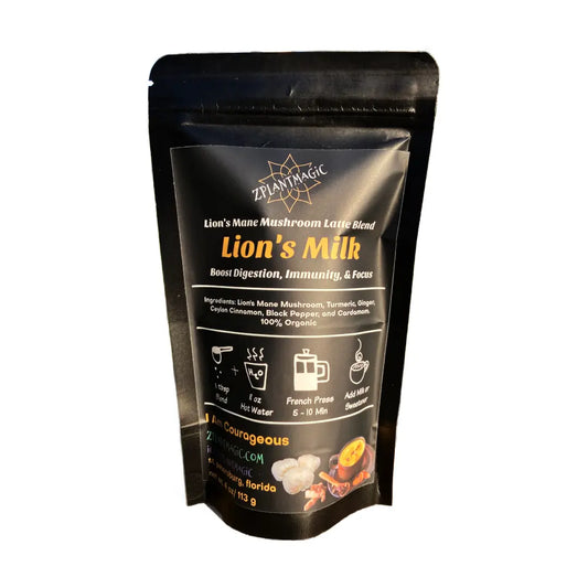 Lion’s Milk - A Golden Milk Blend with Lion’s Mane Mushroom - Coffee Alternative - Free Shipping - Image #4