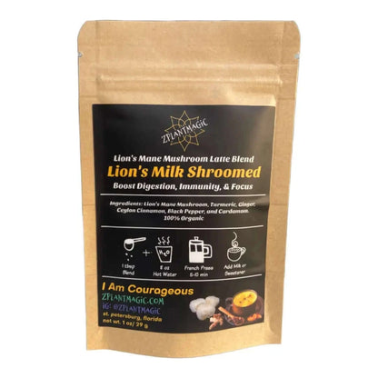 Lion’s Milk Shroomed- Lion’s Mane Mushroom Coffee Alternative - Free Shipping - Image #3