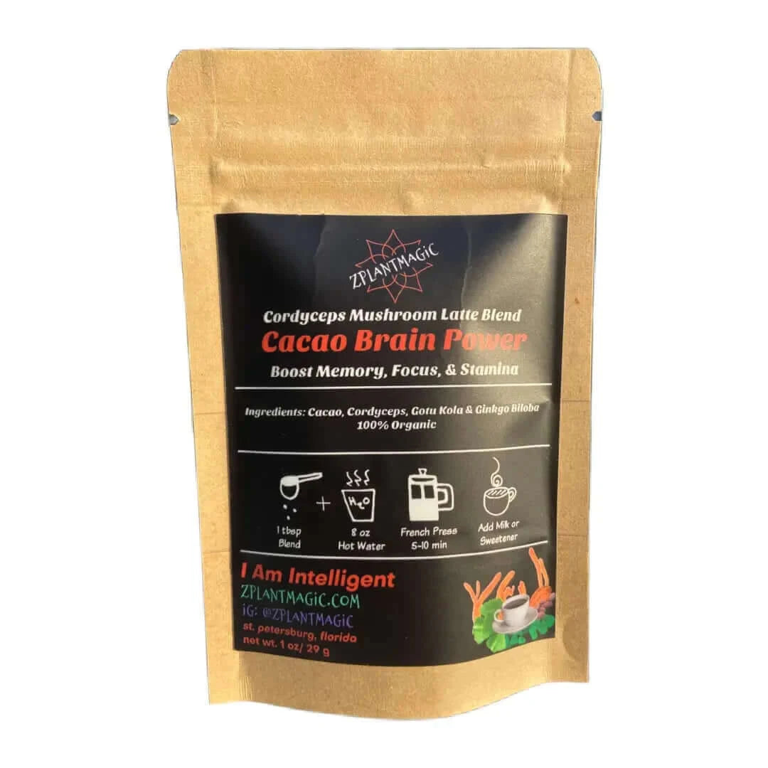 Cacao Brain Power- Cordyceps Mushroom Coffee Alternative- Free Shipping - Image #3