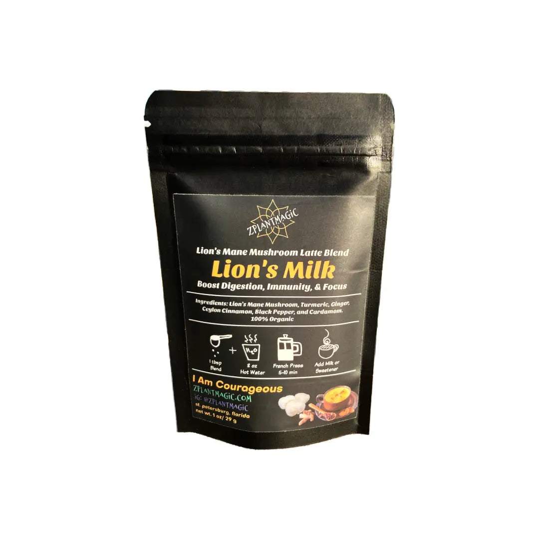 Lion’s Milk - A Golden Milk Blend with Lion’s Mane Mushroom - Coffee Alternative - Free Shipping - Image #2
