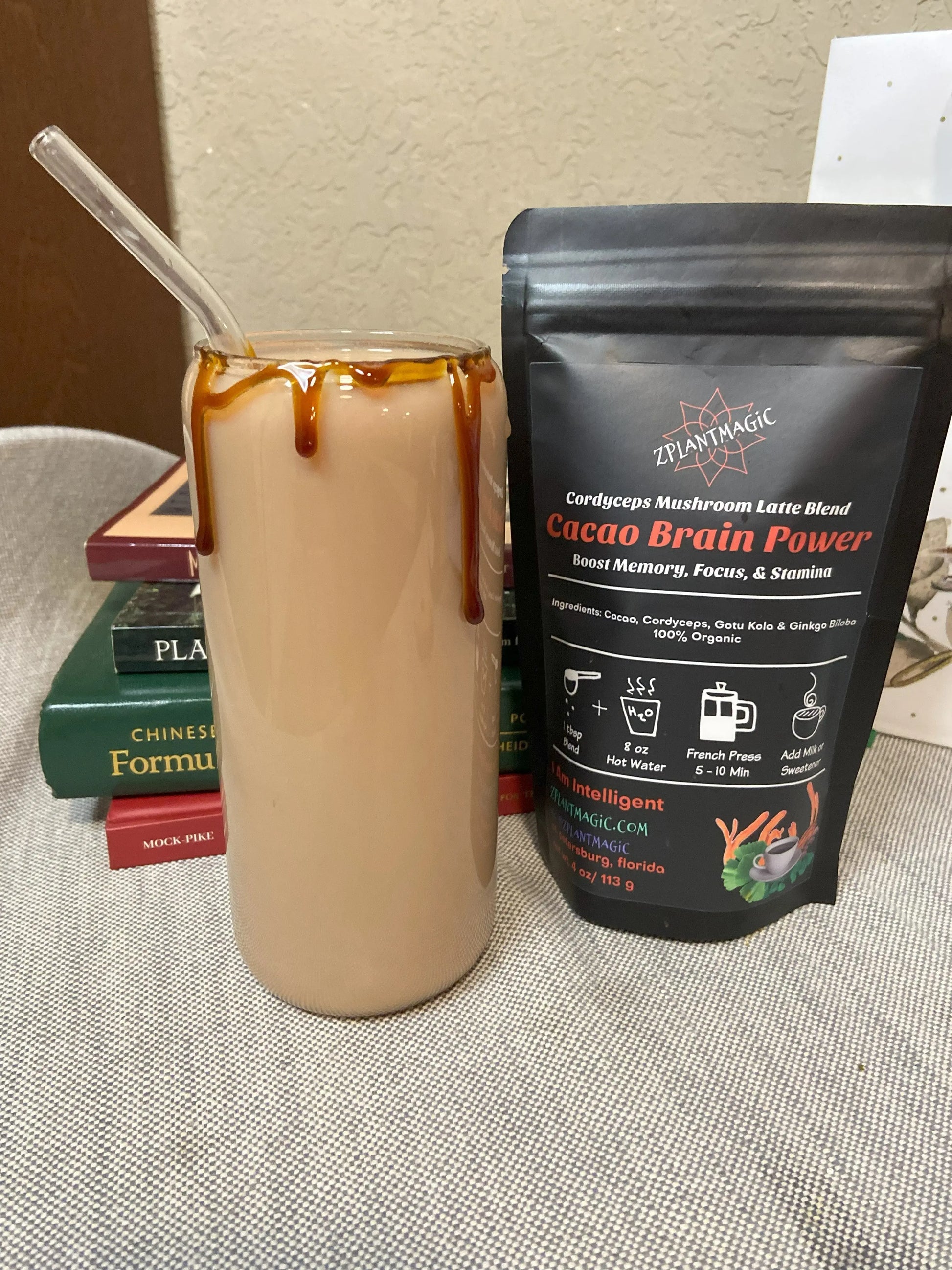 Cacao Brain Power- Cordyceps Mushroom Coffee Alternative- Free Shipping - Image #5