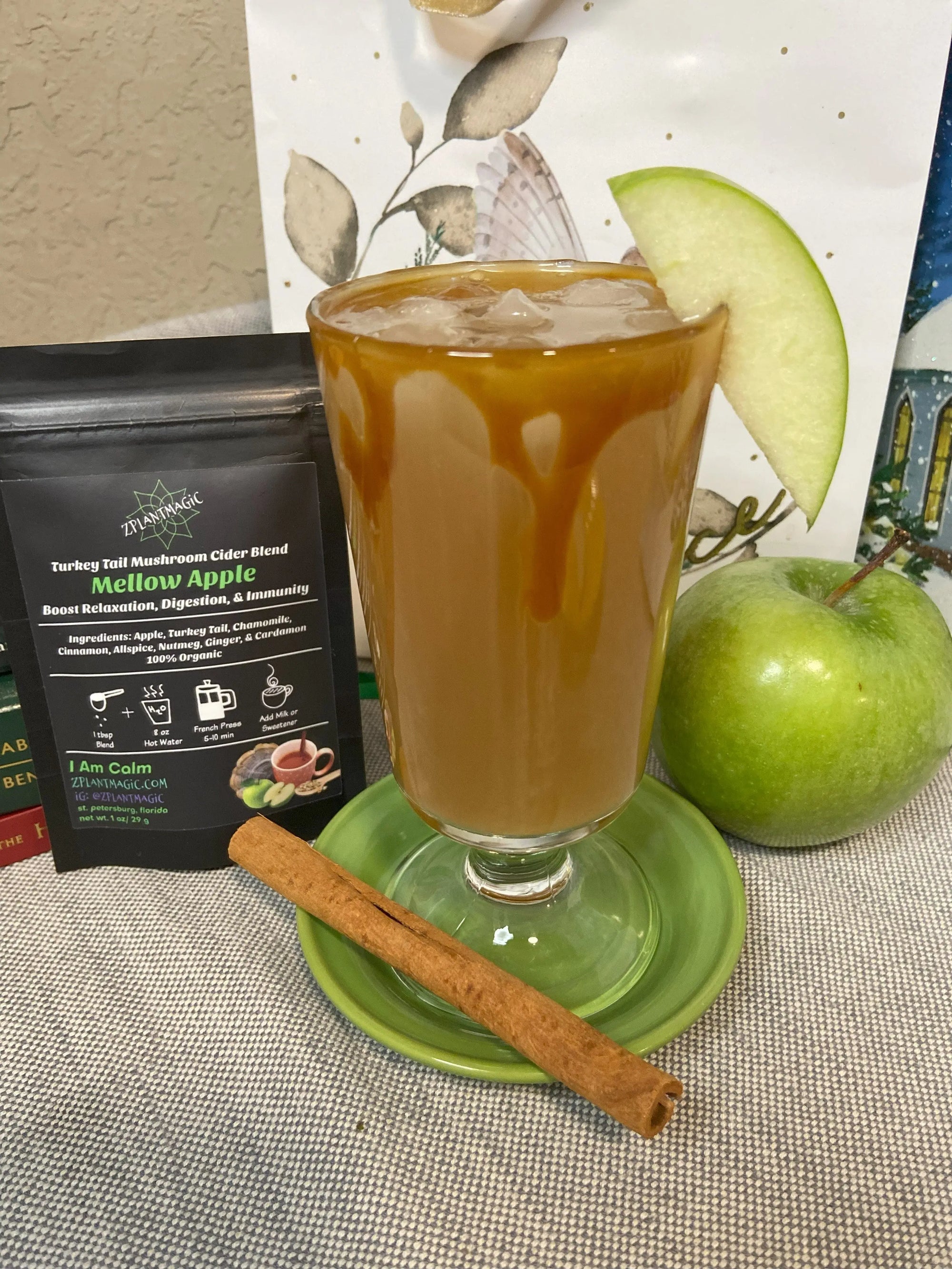 Mellow Apple - A Turkey Tail Mushroom Apple Cider Blend - Zero Caffeine - Free Shipping - Image #6