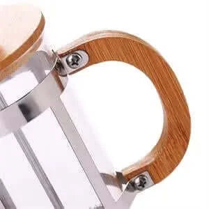 Bamboo Glass French Press handle