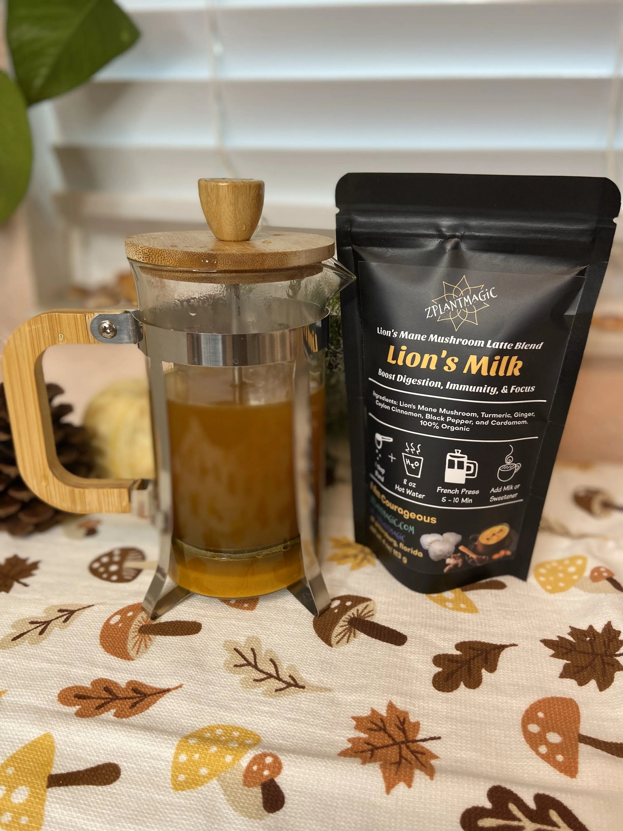 Lion’s Milk - A Golden Milk Blend with Lion’s Mane Mushroom - Coffee Alternative - Free Shipping - Image #5